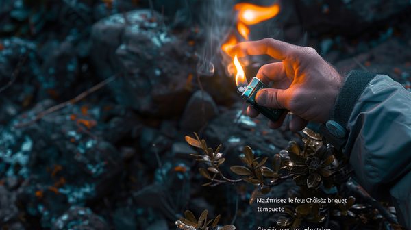 Maîtrisez le feu: choisissez votre briquet tempête et arc électrique